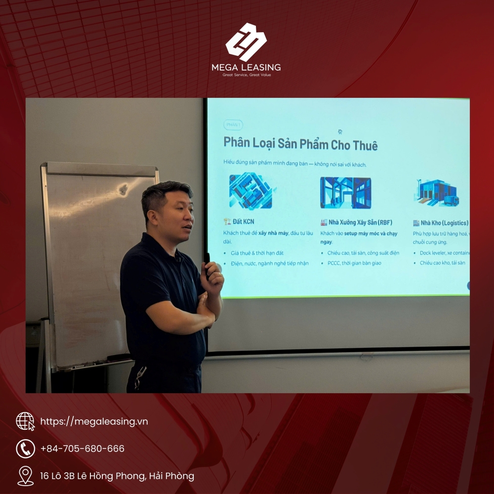 Workshop bất động sản Hải Phòng tại Mega Leasing mang đến góc nhìn thực tế về thị trường công nghiệp