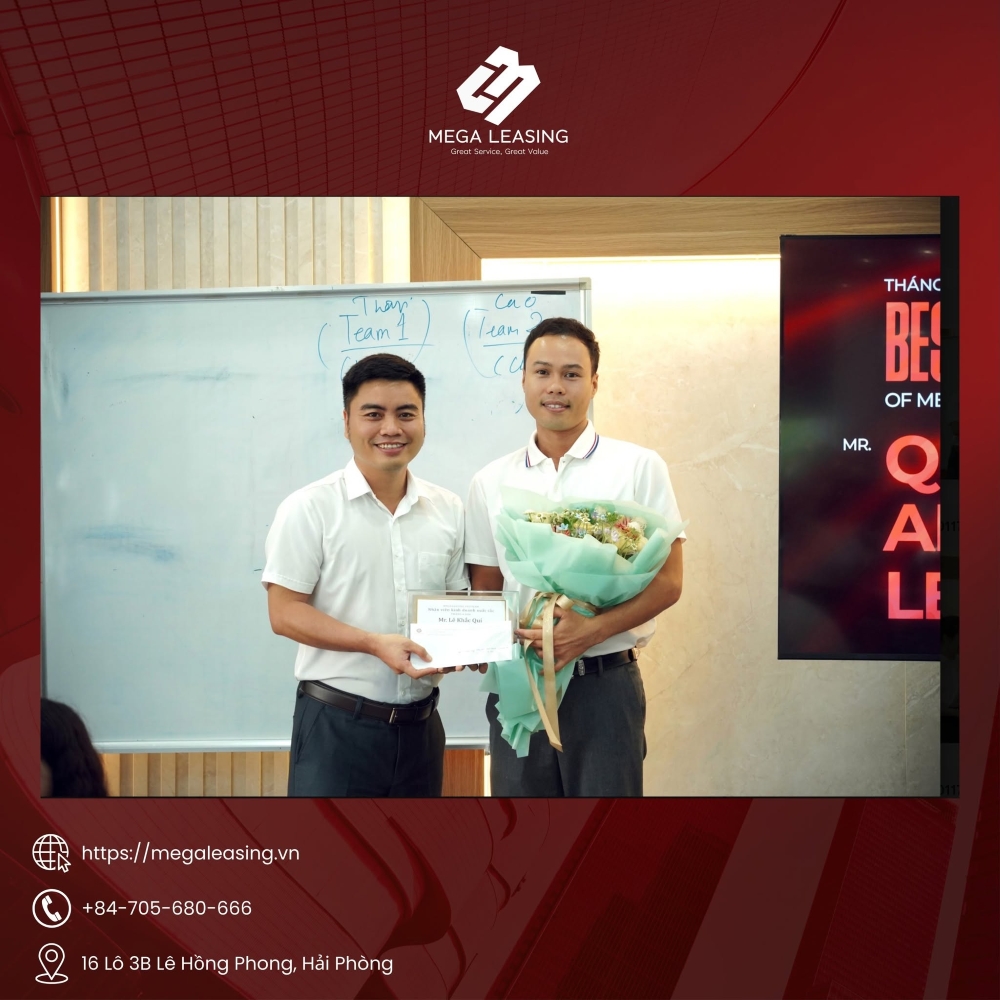 Mega Leasing tổng kết T6/2026, ghi nhận sự đồng lòng của toàn thể đội ngũ Mega Leasing tổng kết T6/2026, ghi nhận sự đồng lòng của toàn thể đội ngũ